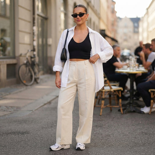 Stradivarius fekete női bordás crop top - L