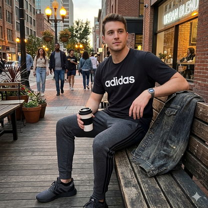 Adidas fekete férfi póló - XXL