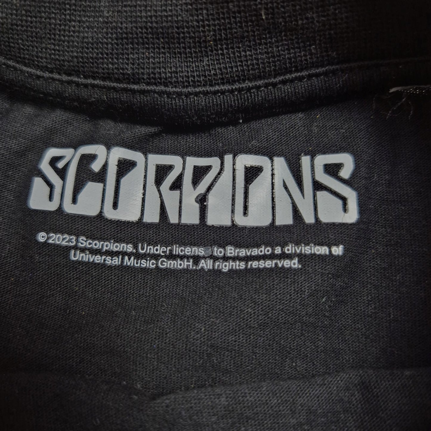 Scorpions Rock stílusú fekete póló - M
