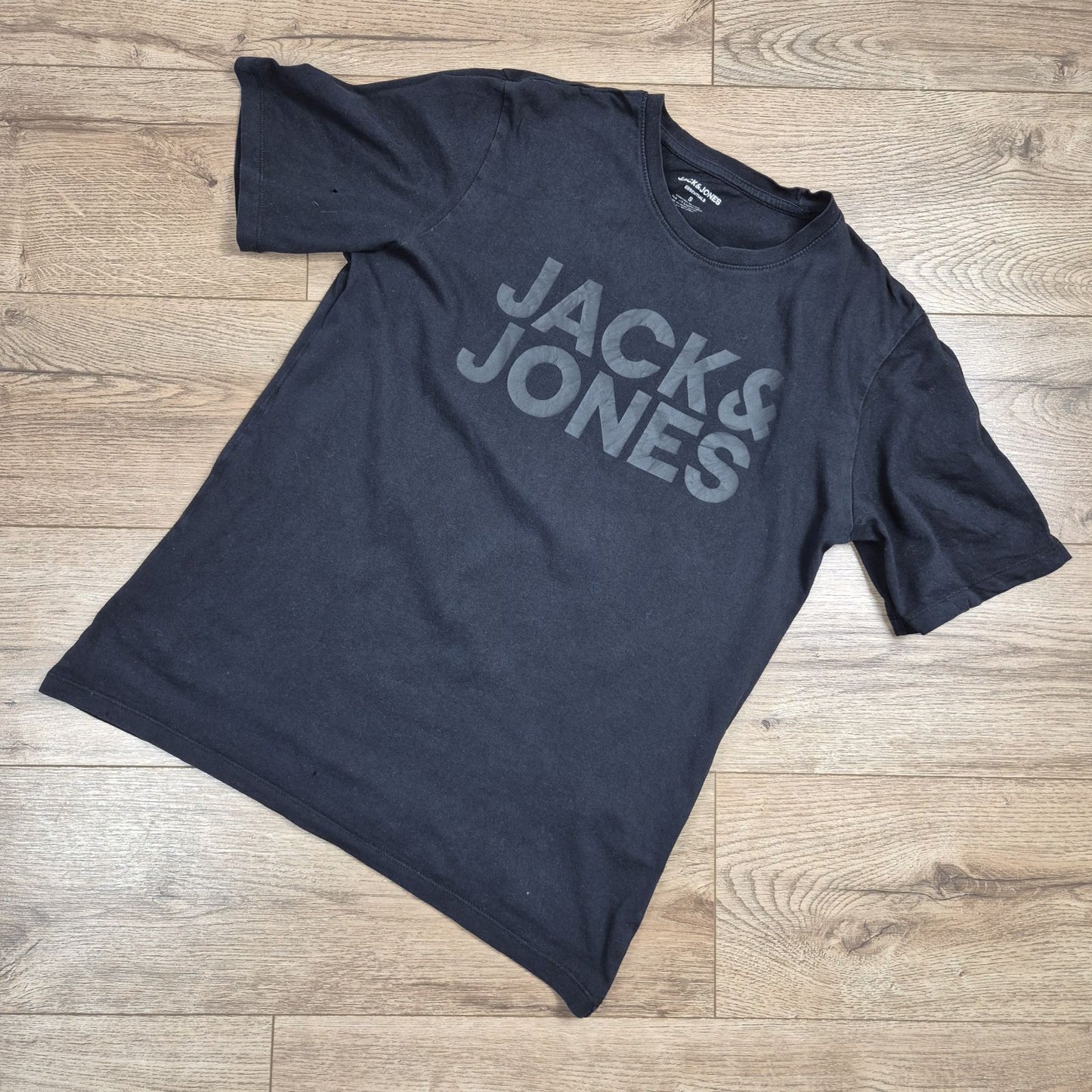 Jack & Jones fekete férfi póló - S