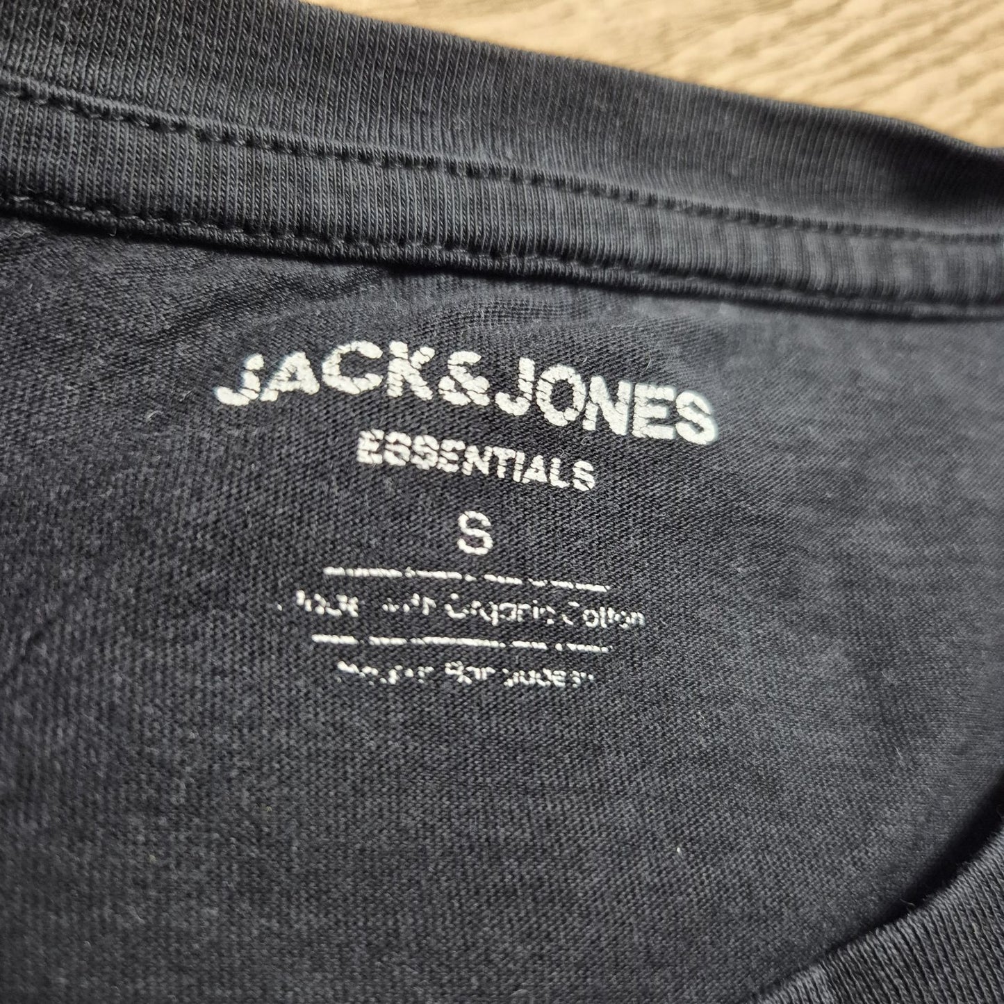 Jack & Jones fekete férfi póló - S