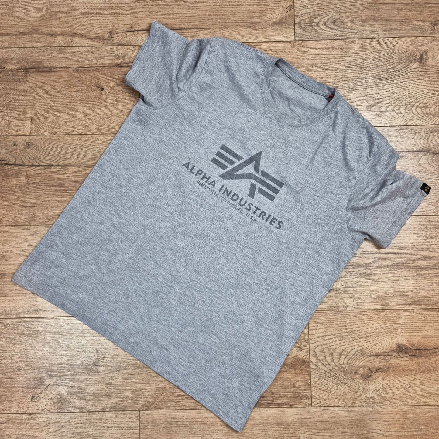 Alpha Industries férfi póló szürke - L