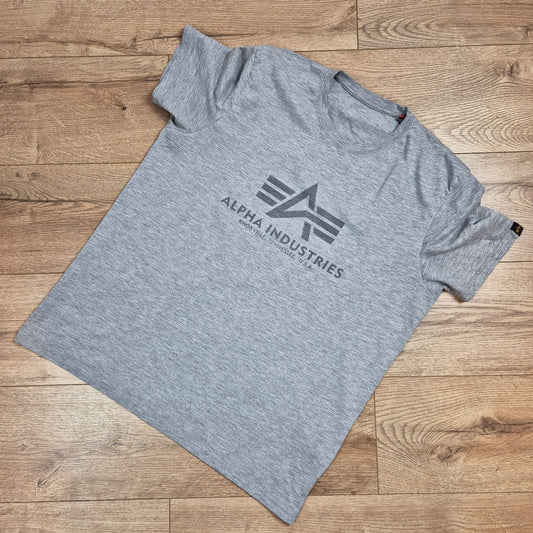 Alpha Industries férfi póló szürke - L