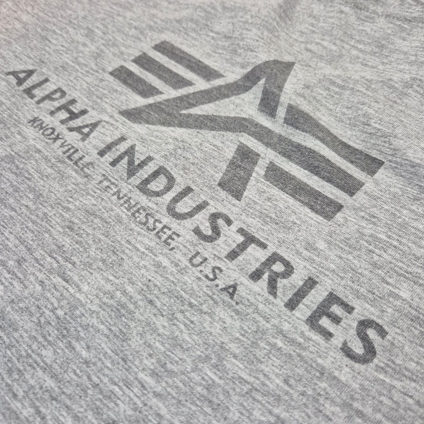 Alpha Industries férfi póló szürke - L