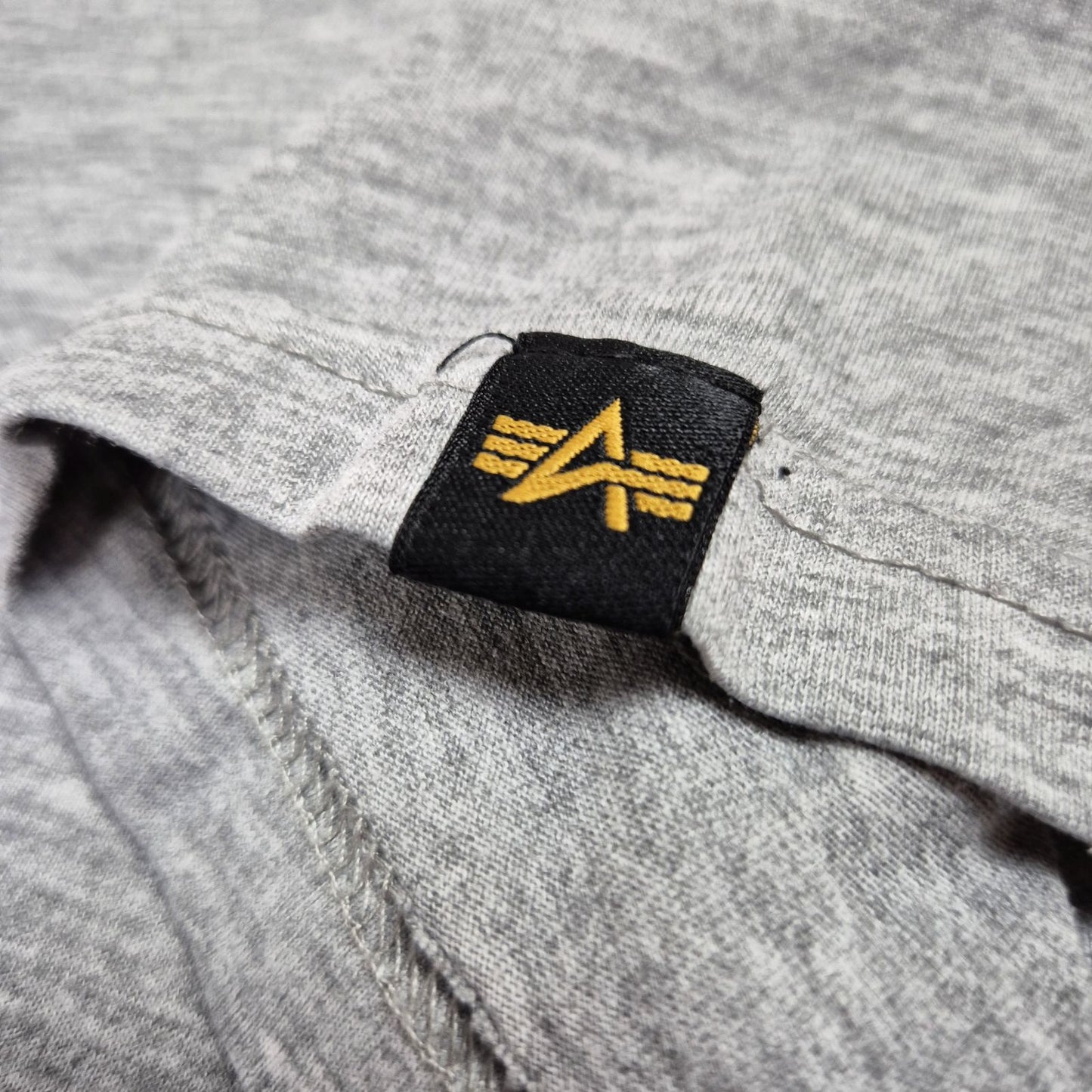Alpha Industries férfi póló szürke - L