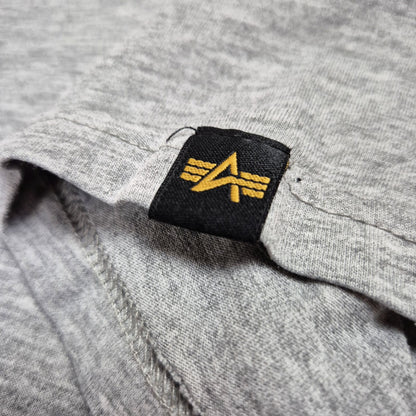 Alpha Industries férfi póló szürke - L