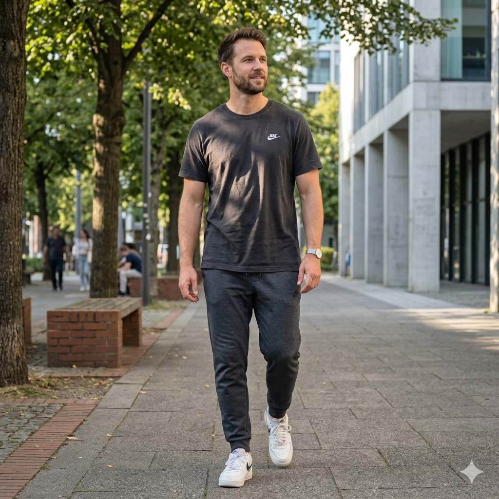 Nike fekete férfi póló - XL