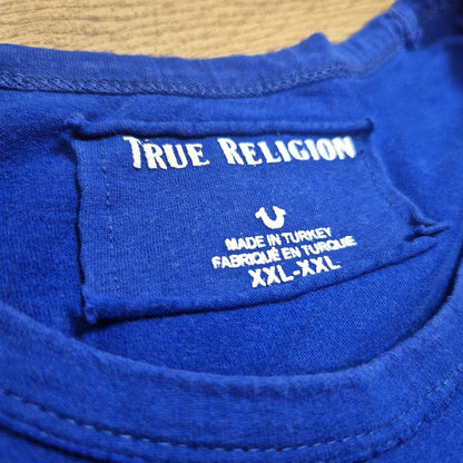 True Religion kék férfi póló - XXL