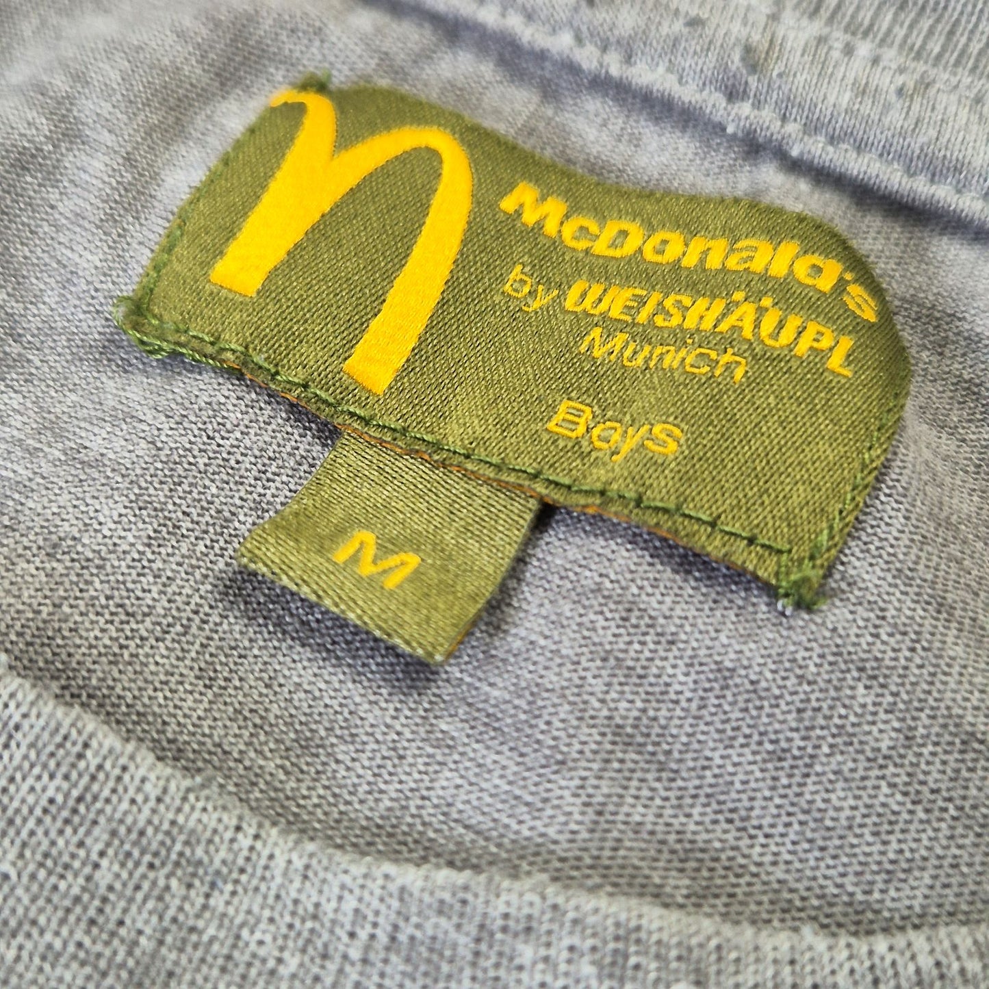 McDonald's szürke férfi pamut póló - M