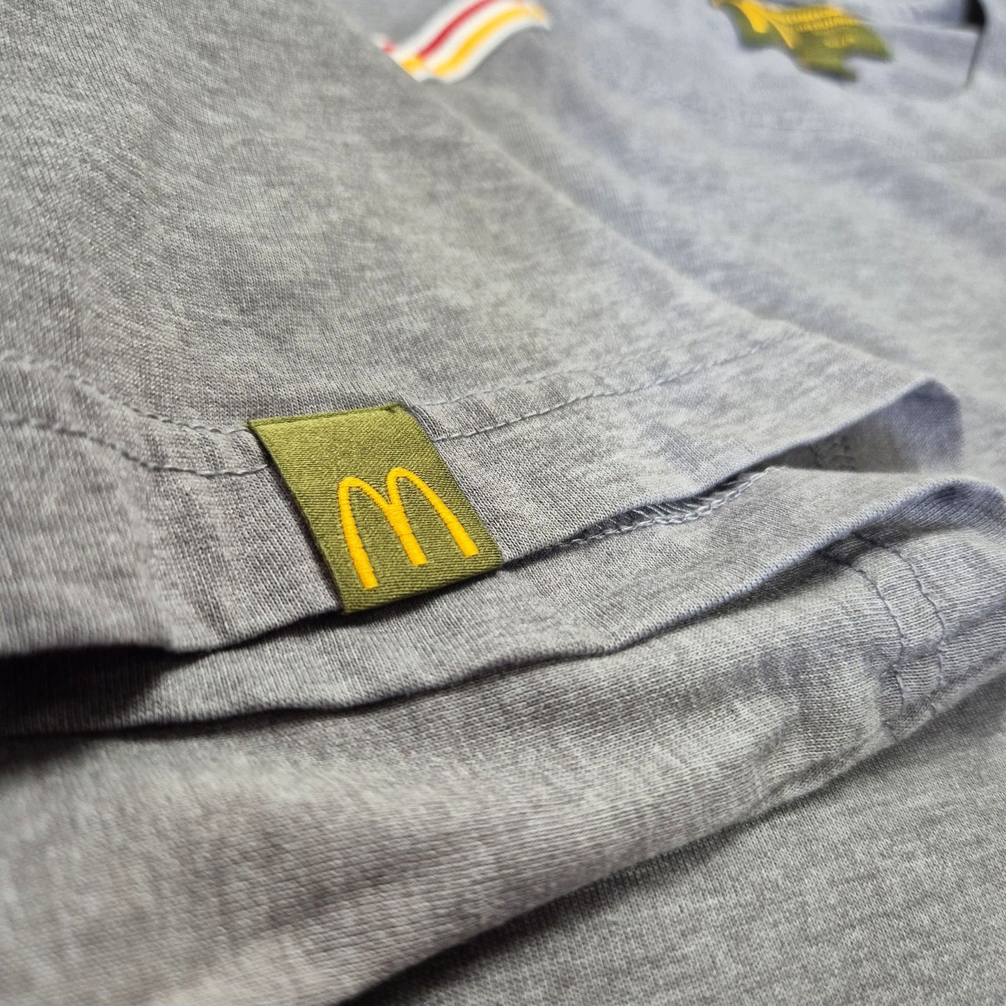 McDonald's szürke férfi pamut póló - M