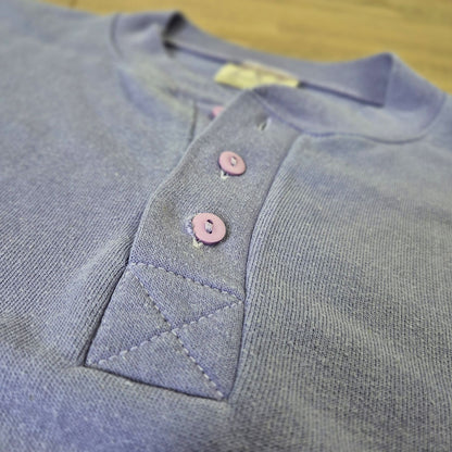 Z.X.Z. lila férfi vintage medvés pulóver - XXL