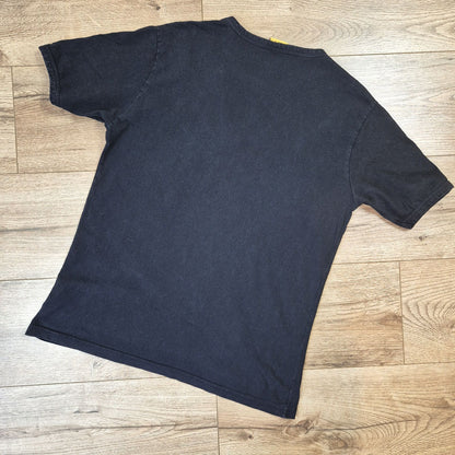 Spank "Fast Food" vintage fekete unisex póló - M