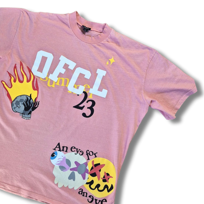 boohooMAN rózsaszín férfi póló - 2XL