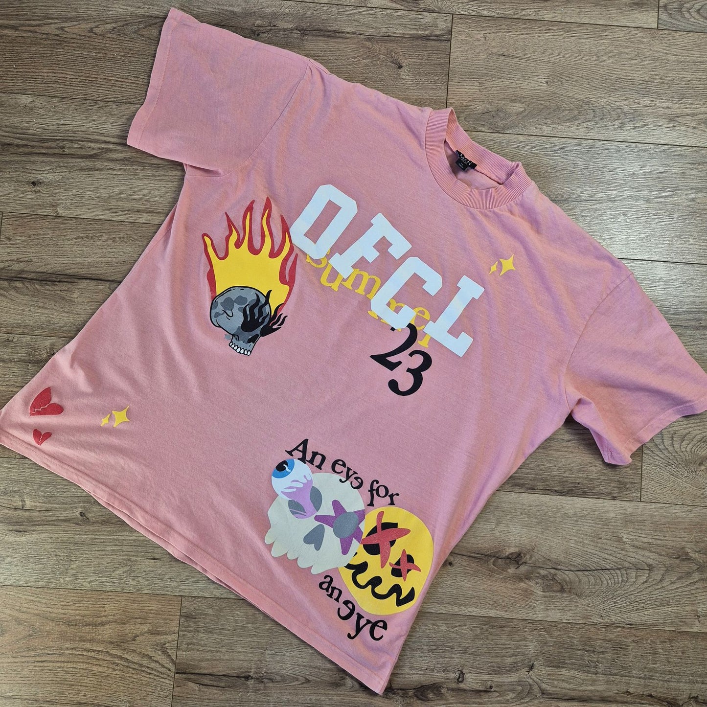 boohooMAN rózsaszín férfi póló - 2XL