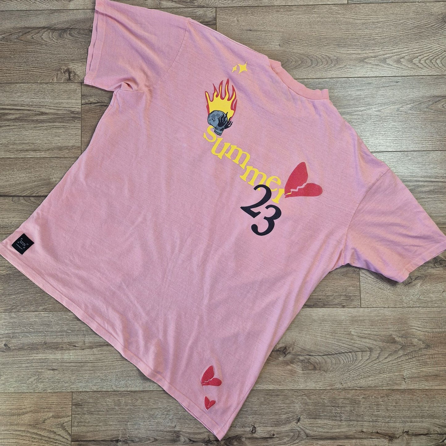 boohooMAN rózsaszín férfi póló - 2XL