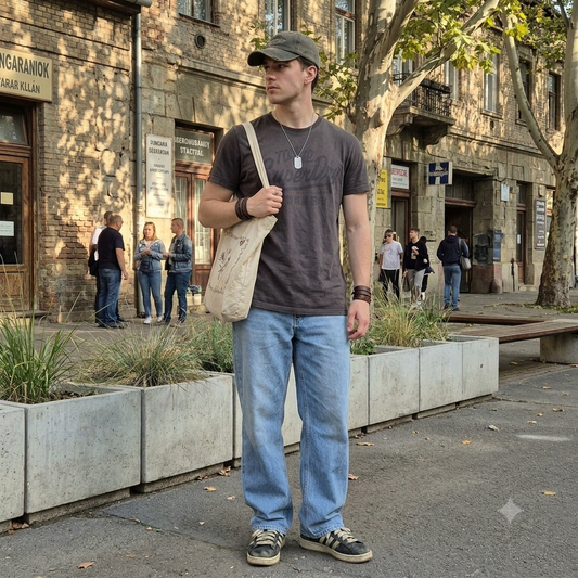 Superdry barna férfi póló - XXL