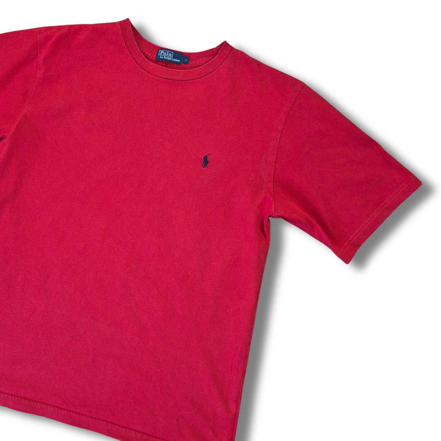 Polo by Ralph Lauren piros férfi póló - L