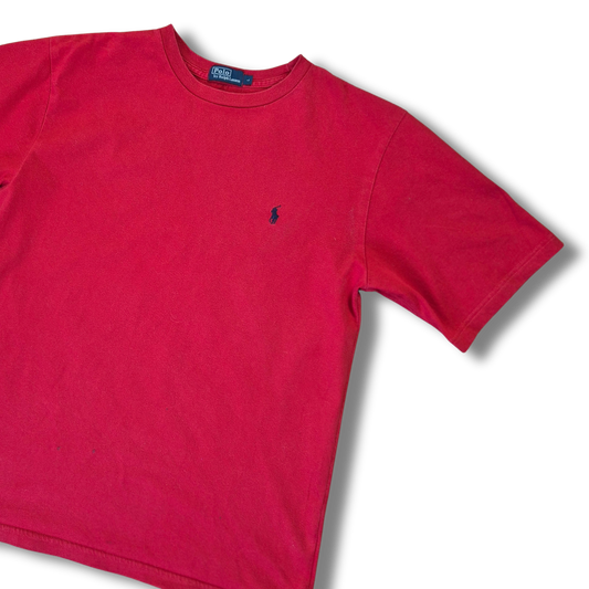 Polo by Ralph Lauren piros férfi póló - L