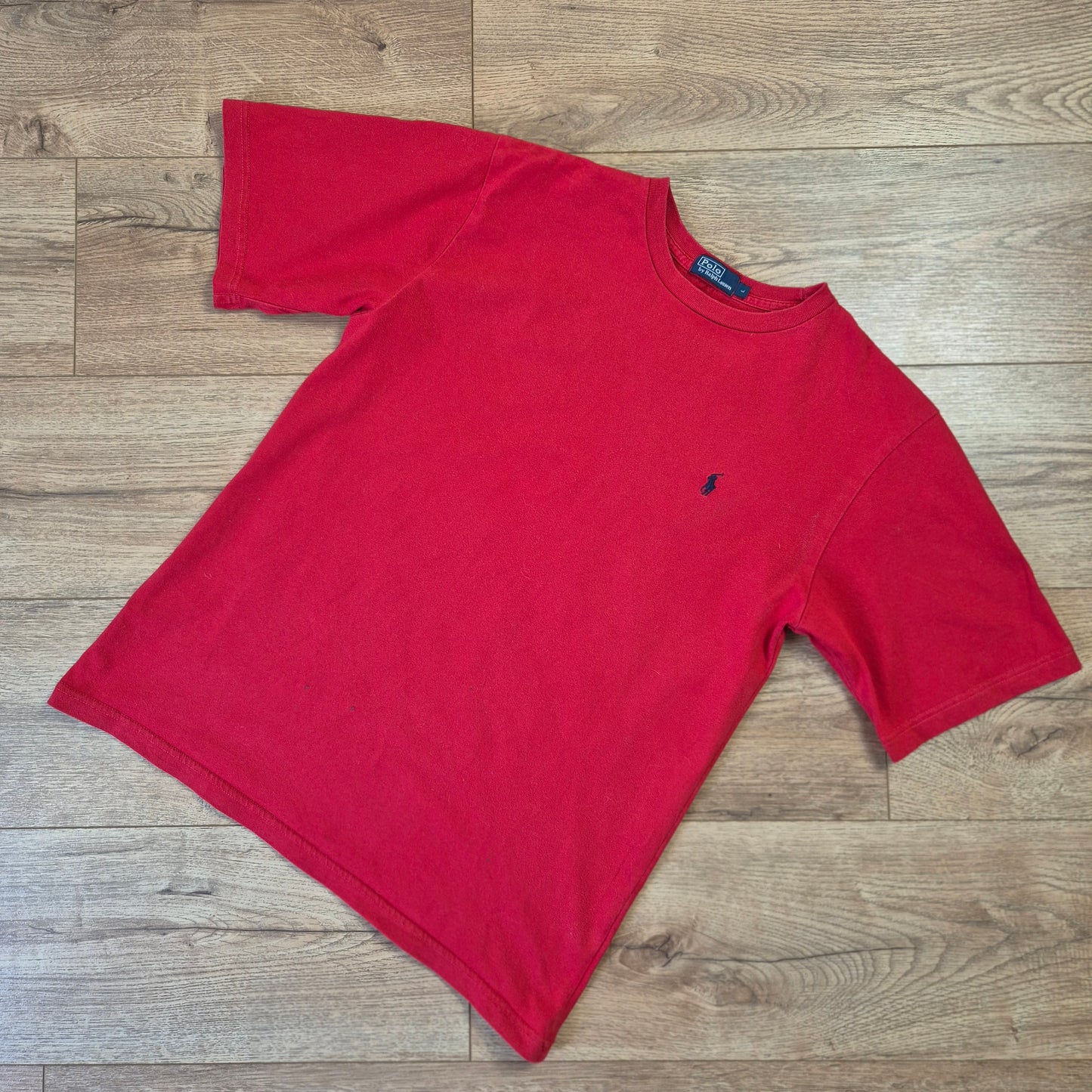 Polo by Ralph Lauren piros férfi póló - L