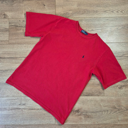 Polo by Ralph Lauren piros férfi póló - L