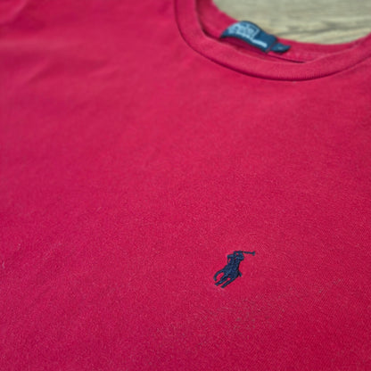 Polo by Ralph Lauren piros férfi póló - L