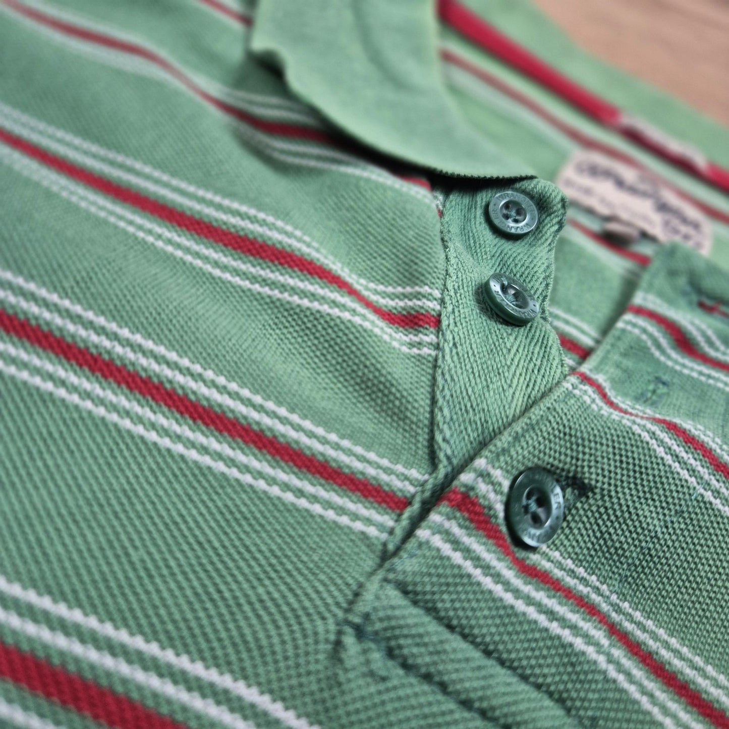 Wrangler zöld férfi galléros póló - L