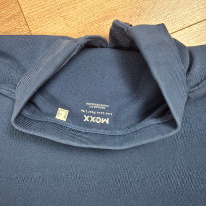 Mexx kék férfi galléros póló - XL