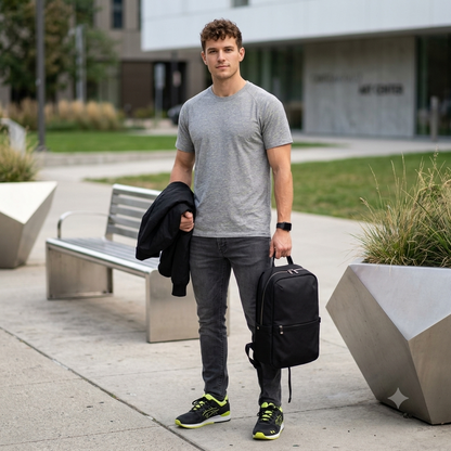 Jack & Jones neonszálas szürke férfi póló - XL