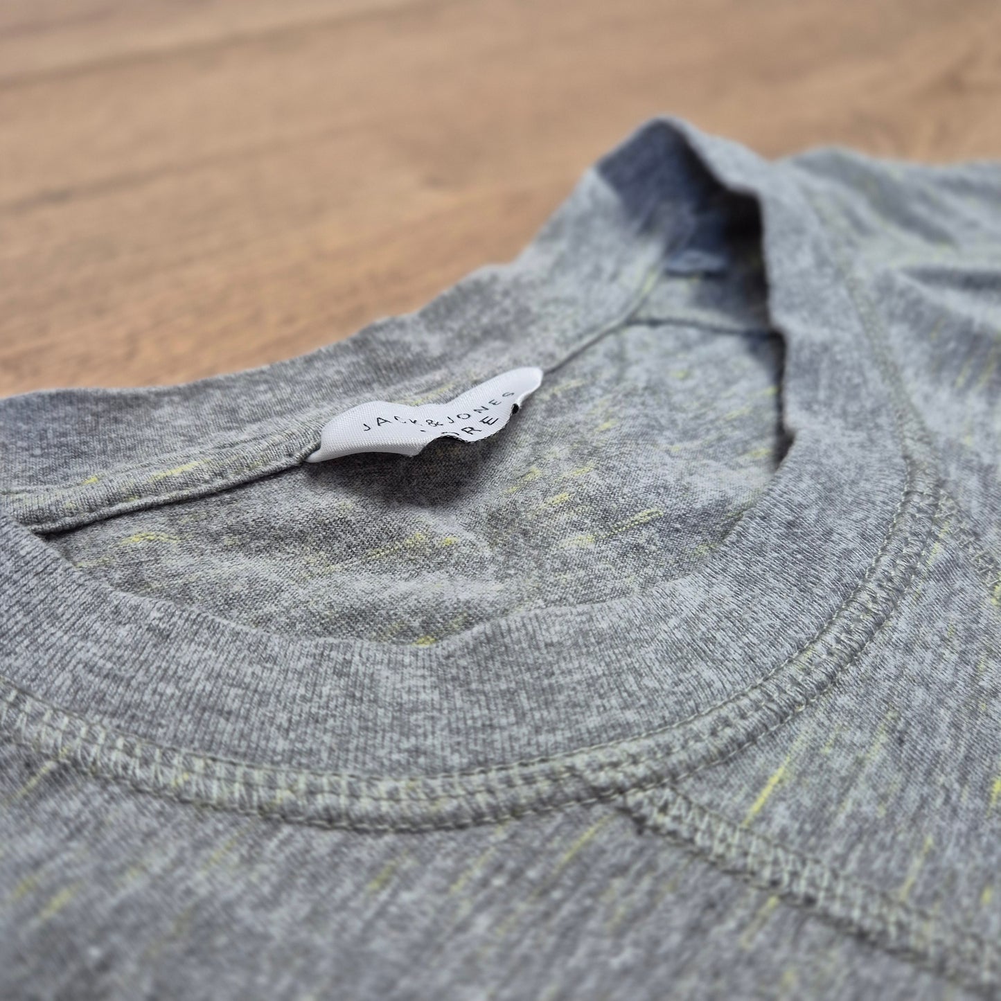 Jack & Jones neonszálas szürke férfi póló - XL