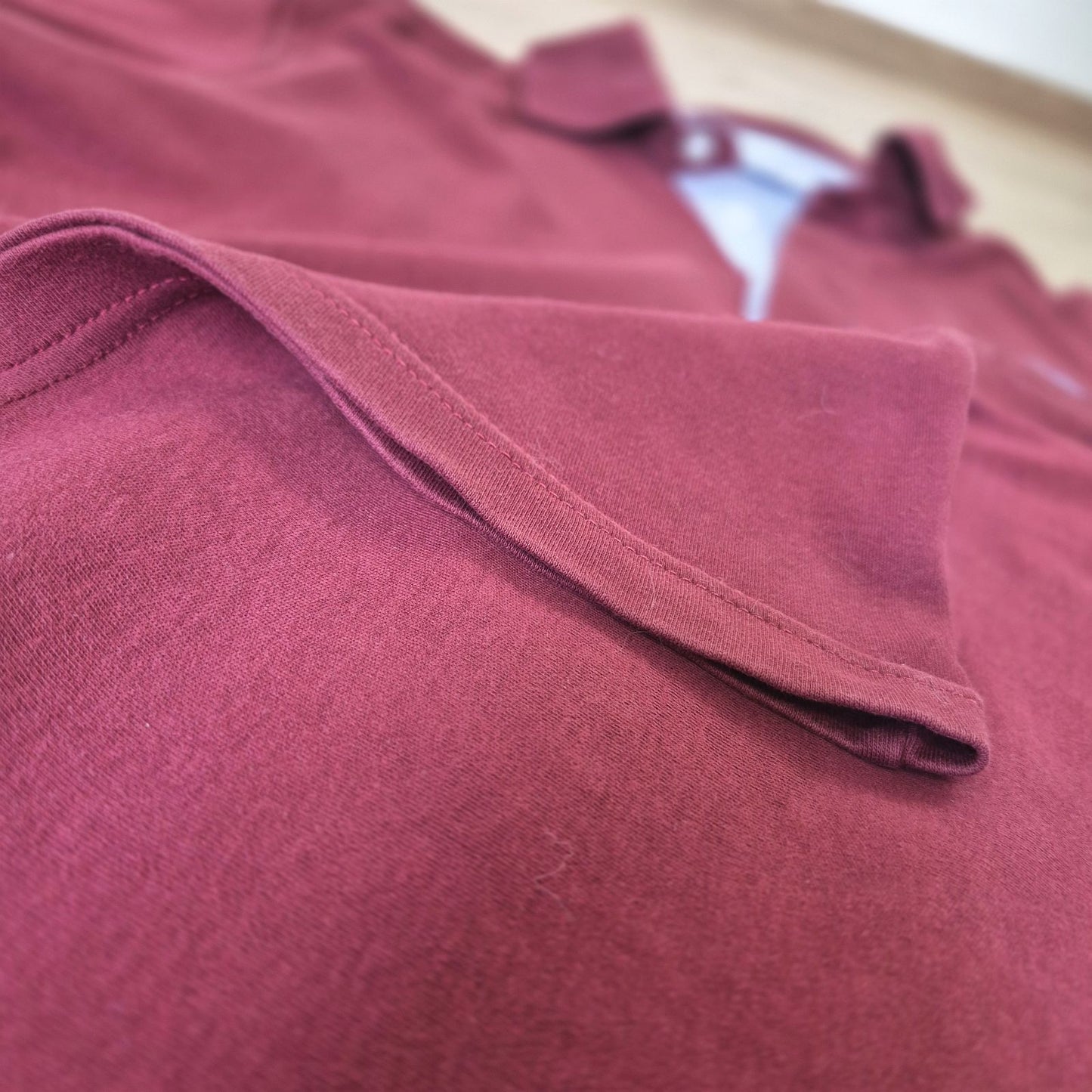 Tommy Hilfiger bordó férfi póló - XL