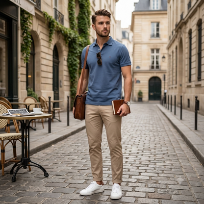 Tommy Hilfiger kék férfi póló - XXL