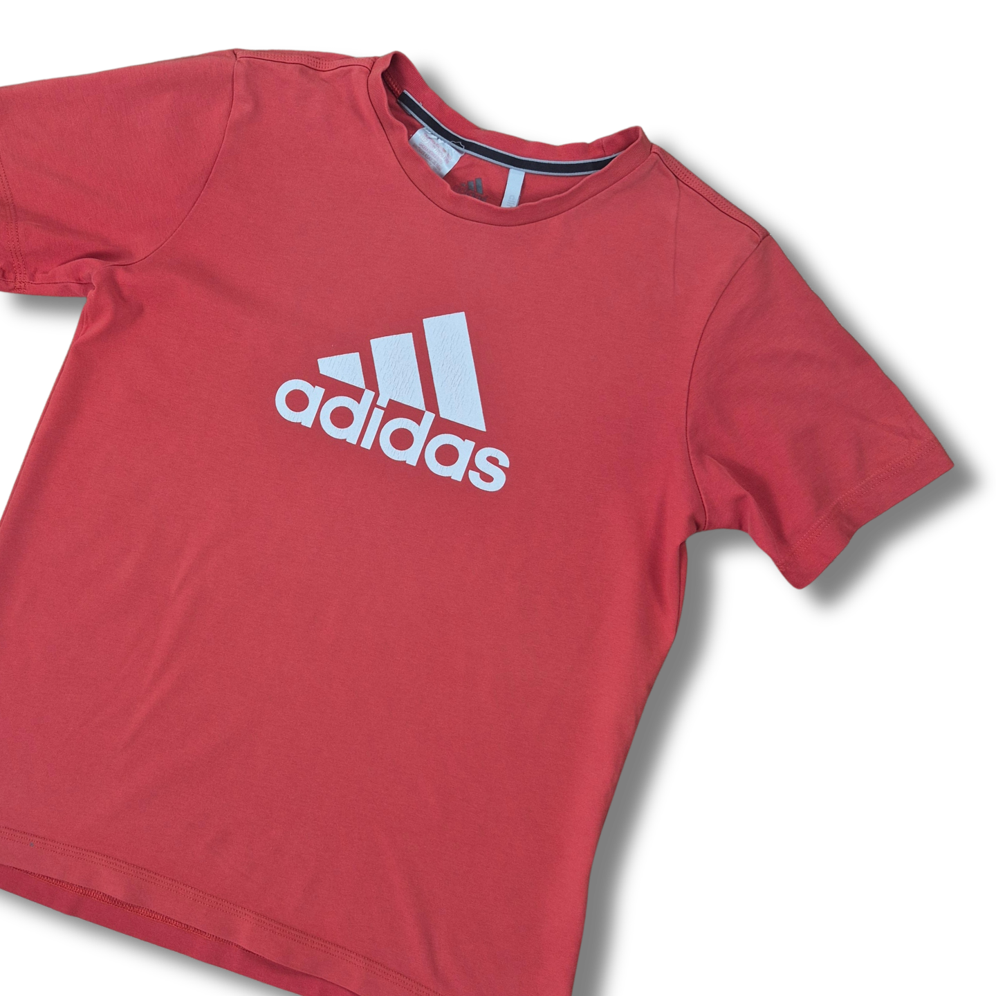 Adidas piros férfi sport póló - S