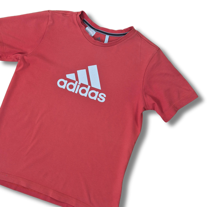 Adidas piros férfi sport póló - S