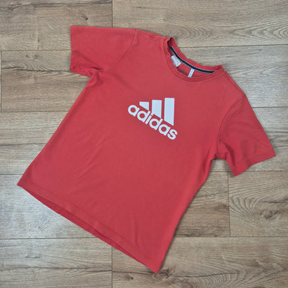 Adidas piros férfi sport póló - S