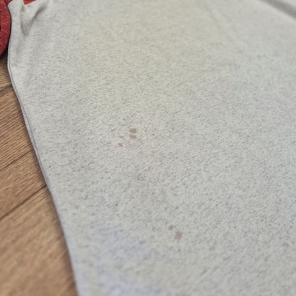 Adidas szürke-piros férfi póló - XL