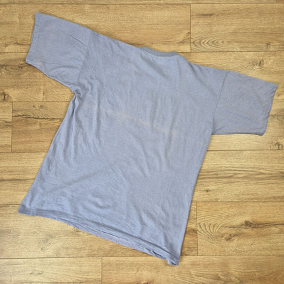 Challenger vintage kék férfi póló - XXL