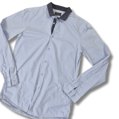 Reserved Slim Fit kontrasztos gallérú férfi ing - 39