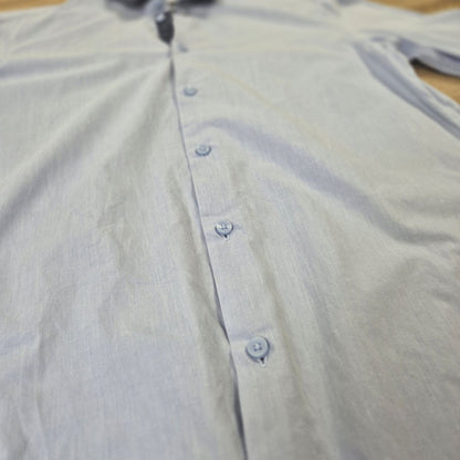 Reserved Slim Fit kontrasztos gallérú férfi ing - 39