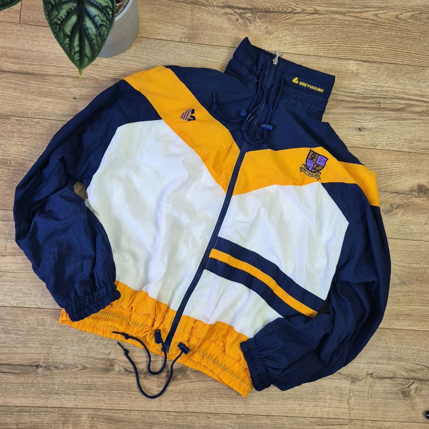 Vintage 90-es évekbeli Greyhound Sport Széldzseki - M