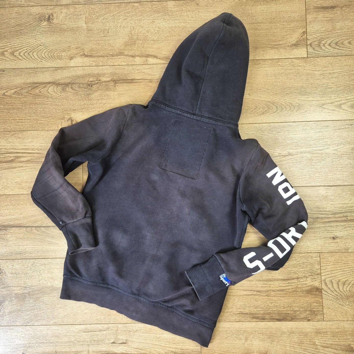 Superdry fekete férfi cipzáros pulóver - L