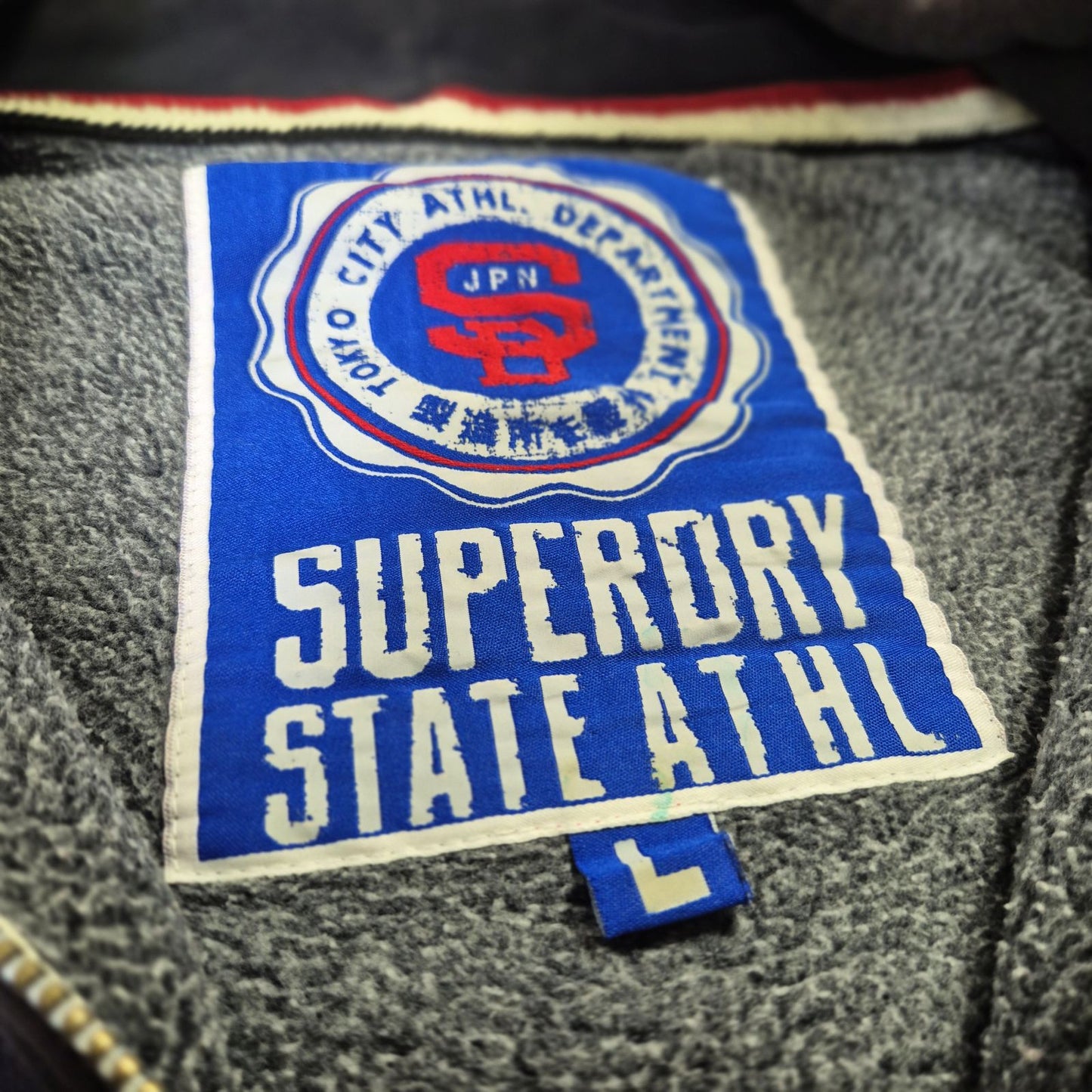 Superdry fekete férfi cipzáros pulóver - L