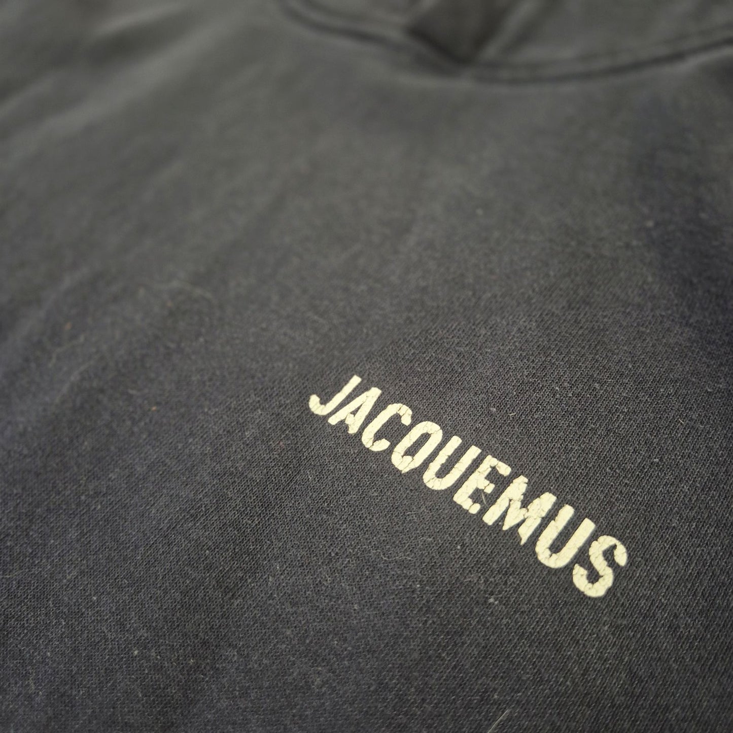 Jacquemus fekete férfi kapucnis pulóver - XL