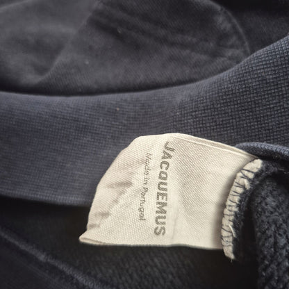 Jacquemus fekete férfi kapucnis pulóver - XL