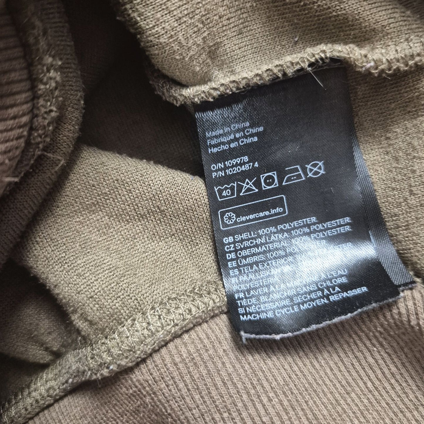 H&M Relaxed Fit teddy férfi pulóver - M
