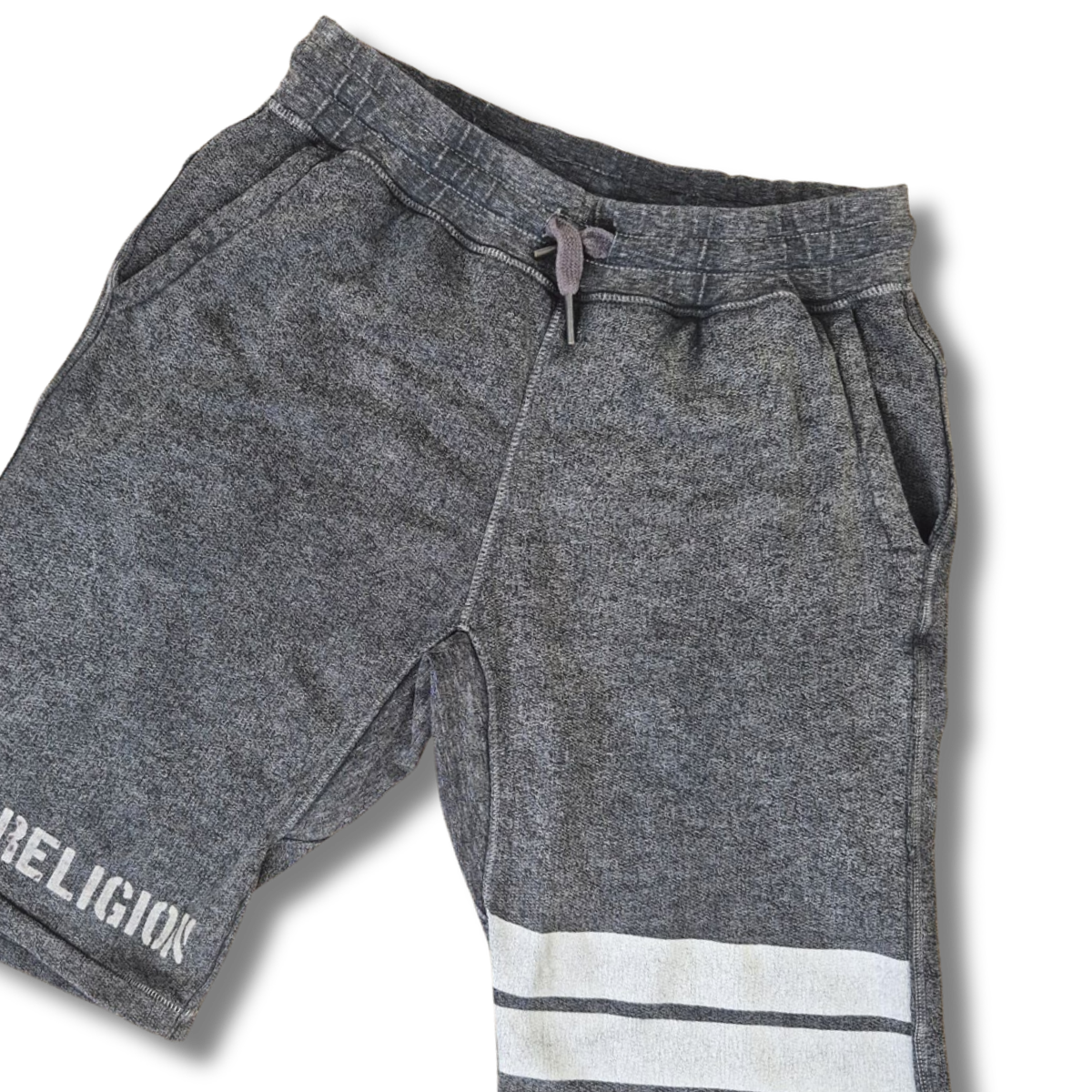 True Religion szürke férfi rövidnadrág - M
