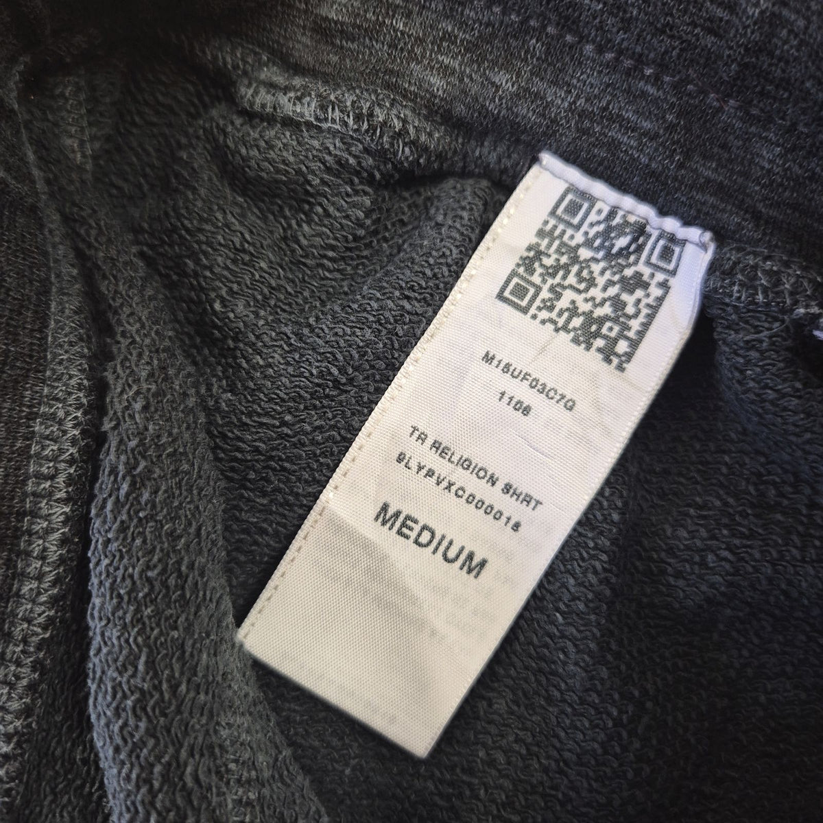 True Religion szürke férfi rövidnadrág - M