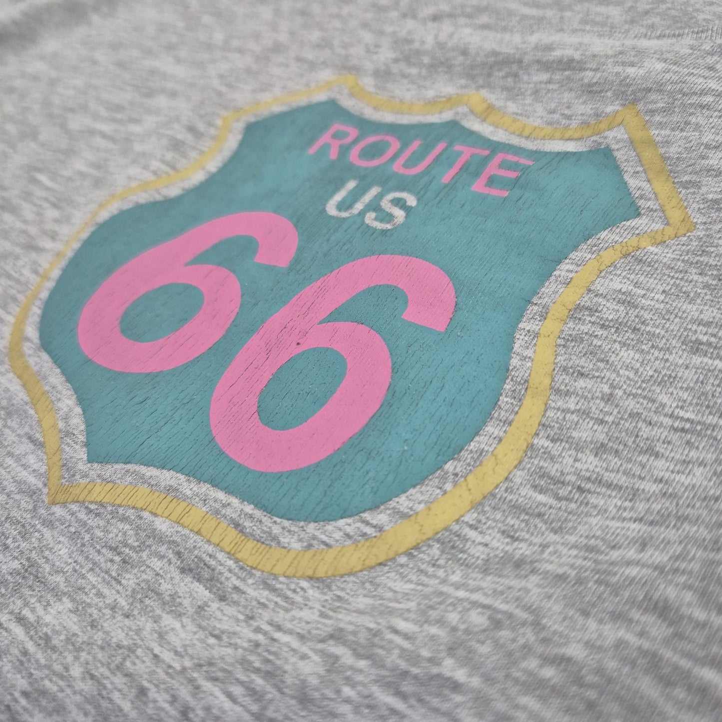 Route 66 szürke női póló - XL