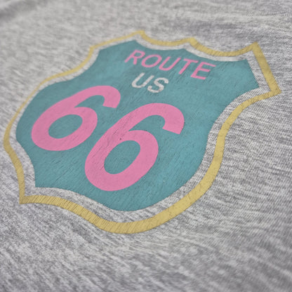 Route 66 szürke női póló - XL