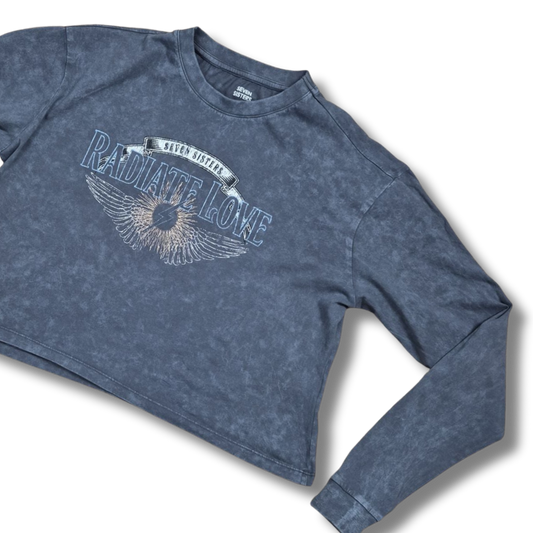 Seven Sisters "Radiate Love" Crop Felső - S