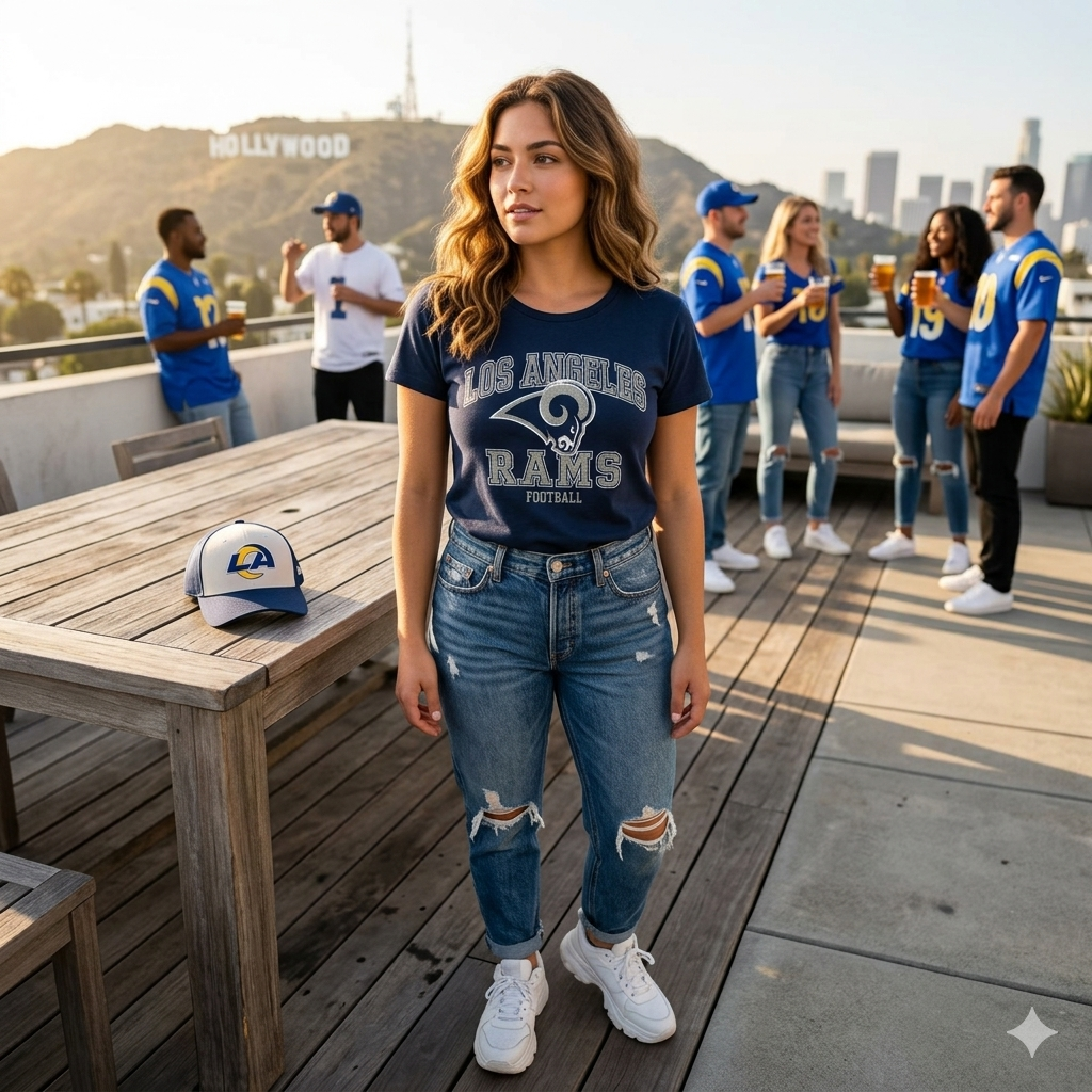 NFL Los Angeles Rams női póló - M